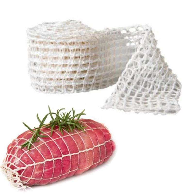 5 Meter Cotton Meat Net Ham Sausage Net Butcher&s String Sausage Net Roll Hot Dog Net Sausage Packaging Tools Home Kitchen Tool